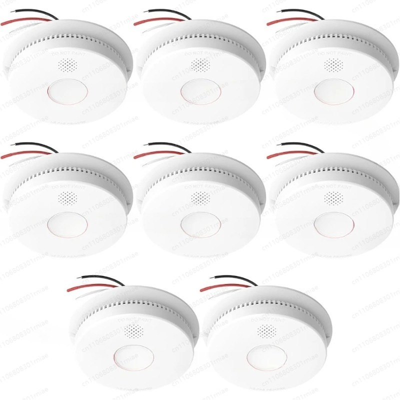 High quality-8pack,Hardwired I - Smoke Detector Interconnected 评论和价格
