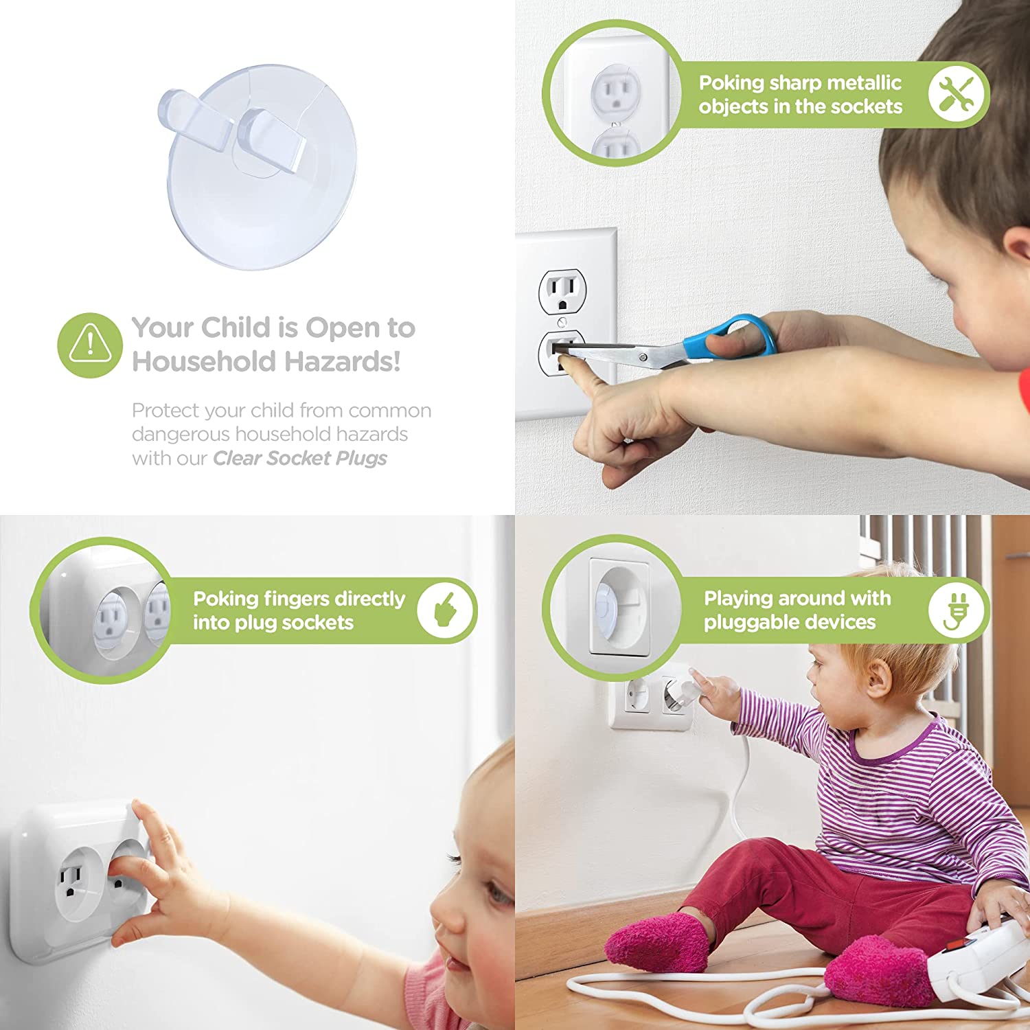 10pcs Outlet Covers, American  - Outlet Cover Baby 评论和价格