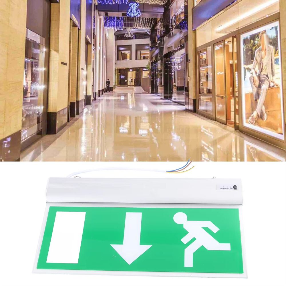110-240V Commercial LED Emerge - Emergency Exit Sign 评论和价格