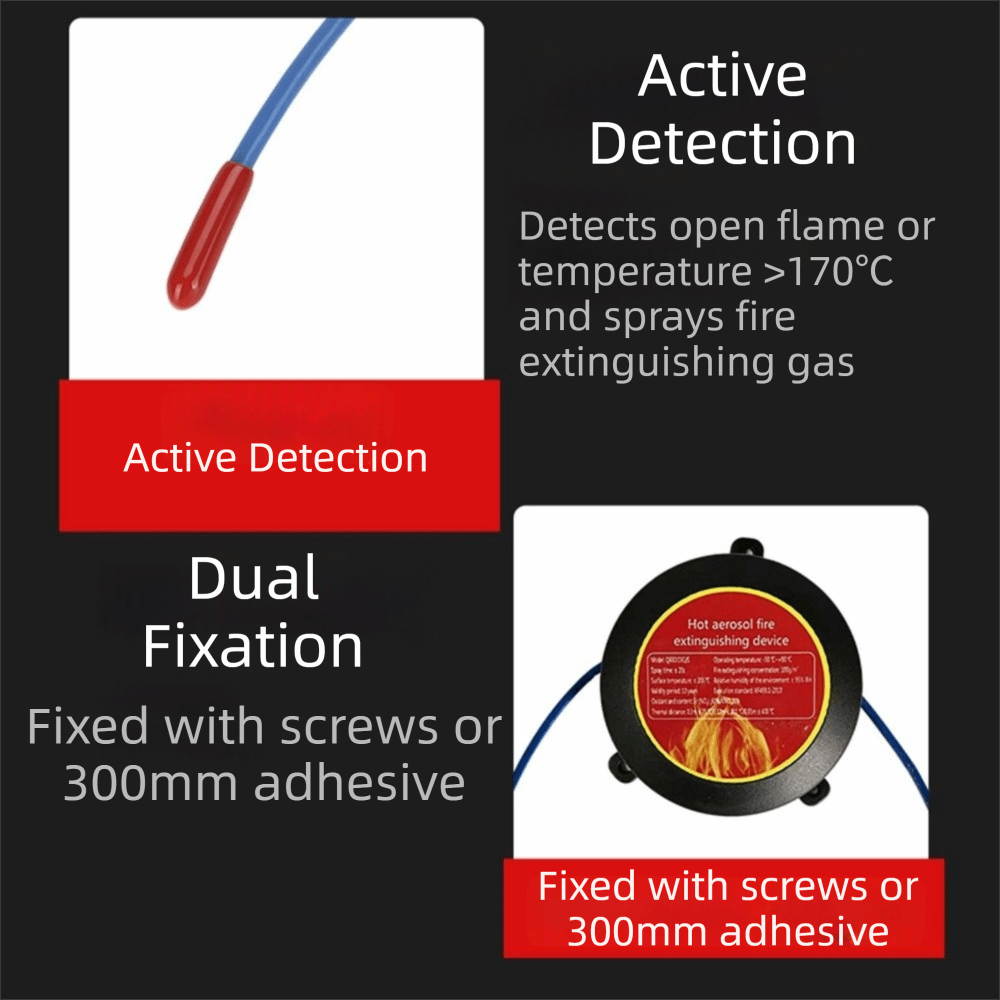 Dual-Line Design Flame Retarda - Fire Extinguisher Small 评论和价格