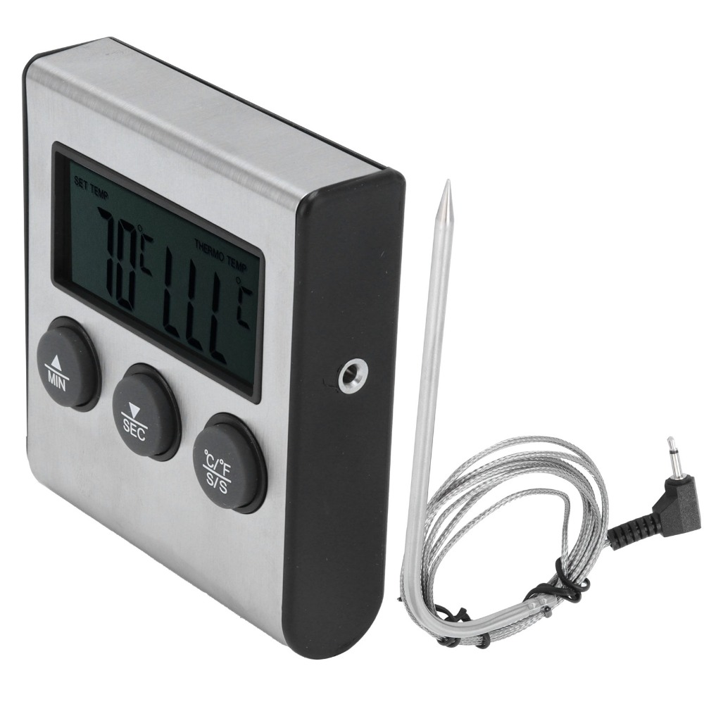 Silver Digital BBQ Meat Thermo - Pool Alarm Float 评论和价格