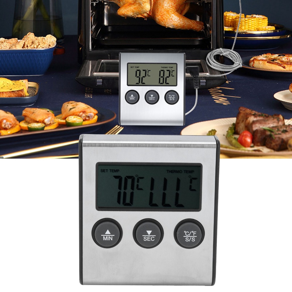 Silver Digital BBQ Meat Thermo - Pool Alarm Float 评论和价格