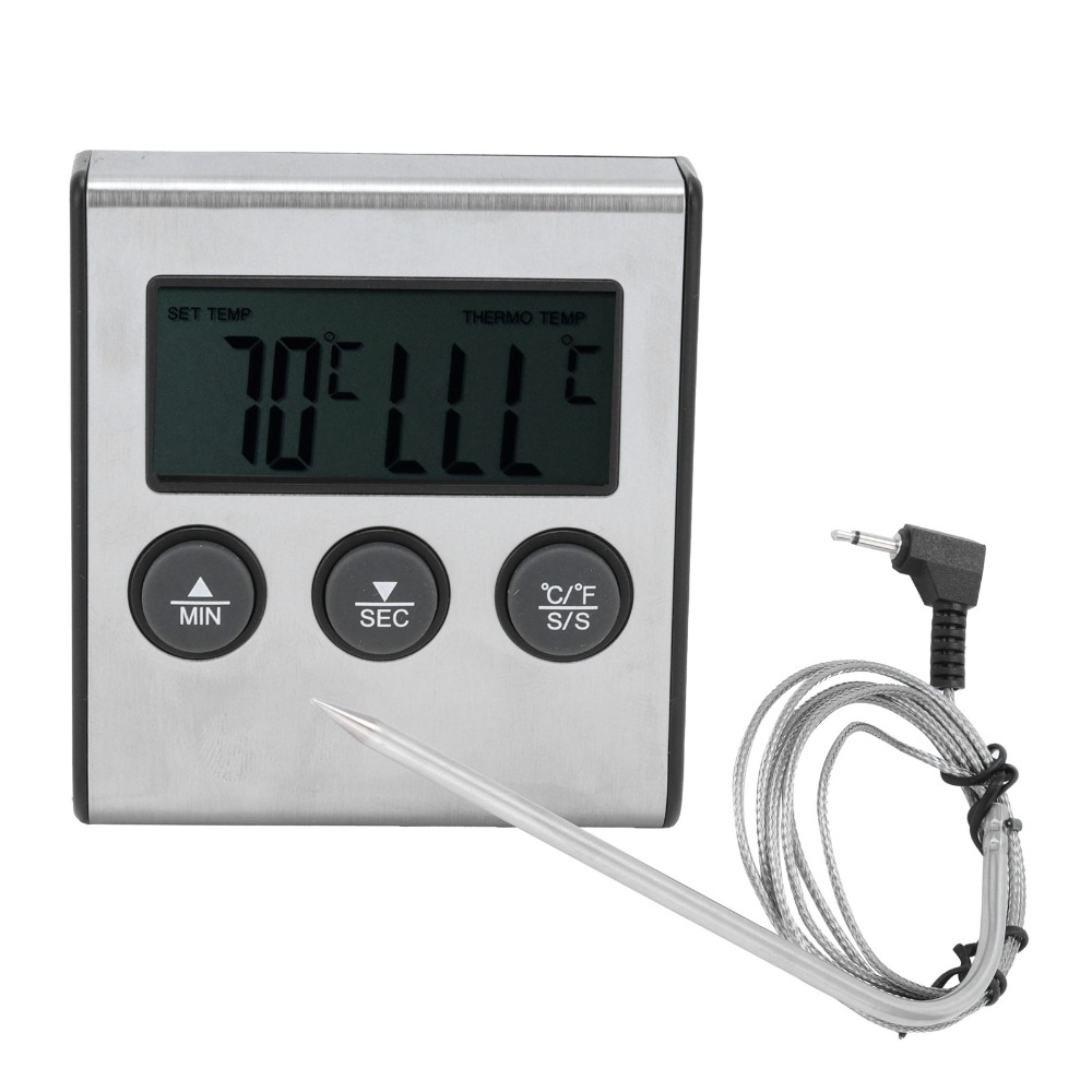 Silver Digital BBQ Meat Thermo - Pool Alarm Float 评论和价格
