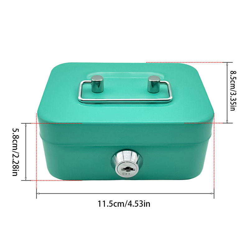 Money Safe Box Lockable Cash B - Lockbox Key Secure 评论和价格